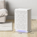 AromaRoom True HEPA H14 Air Purifier for Large Room, Air Purifiers for Home Bedroom with Air Quality Sensor (White)