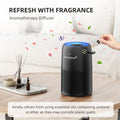 Air Purifiers for Home Bedroom, AromaRoom H13 HEPA Air Purifier Filter for Allergies, Pollen, Smoke, Dusts, Pets Dander, Odor, Hair, 22dB Quiet Air Cleaner for Room, Office, Dorm, AP100-B (Black)