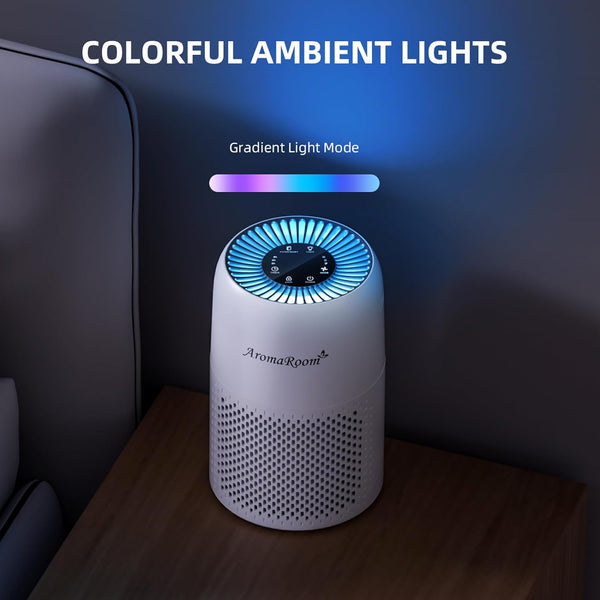 AromaRoom Air Purifiers for Bedroom, H13 HEPA Air Purifier for